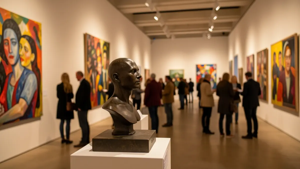 Generic image of a contemporary art exhibition.
