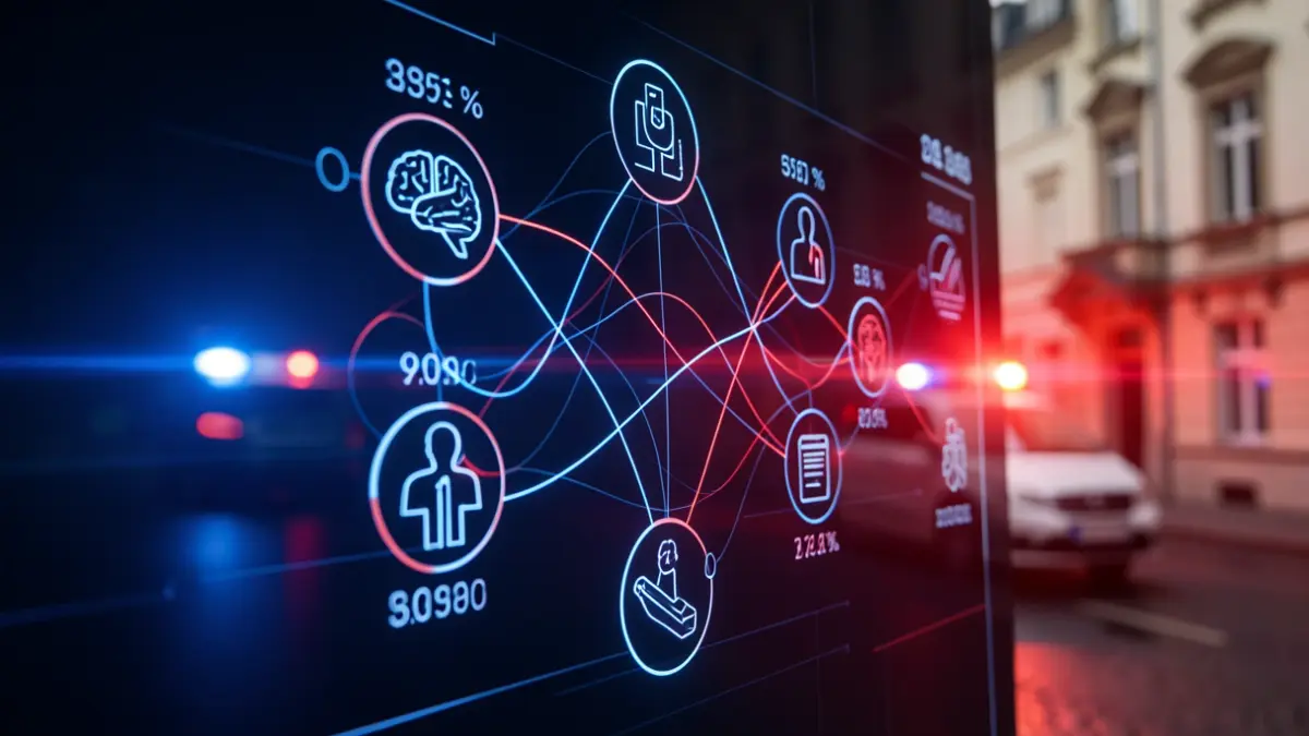 Imagen genérica de inteligencia artificial procesando datos de emergencias.