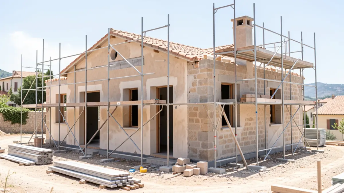 Obras de construcción de una nueva escuela infantil en Onda.