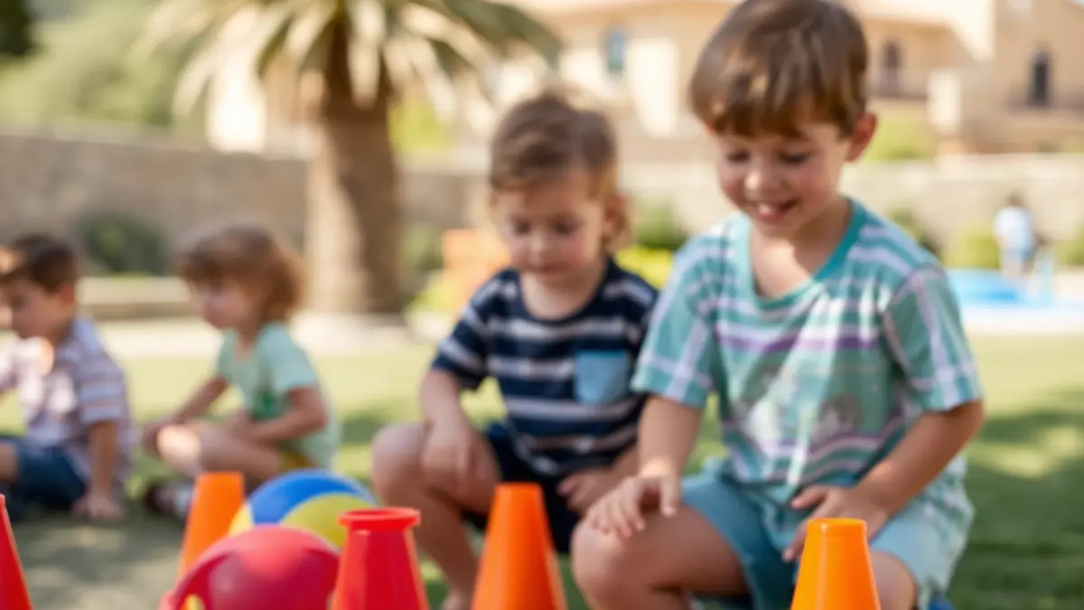 Generic image of summer activities for children and teenagers.