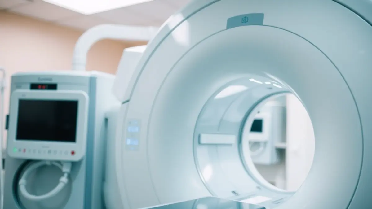 Imagen genérica de una máquina de resonancia magnética en un hospital.