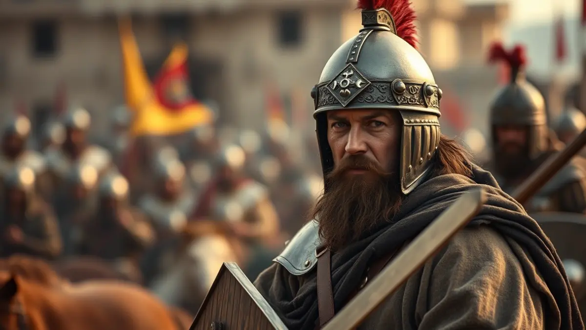 Image of a Moorish warrior, protagonist of the medieval fair poster in l'Alcora.