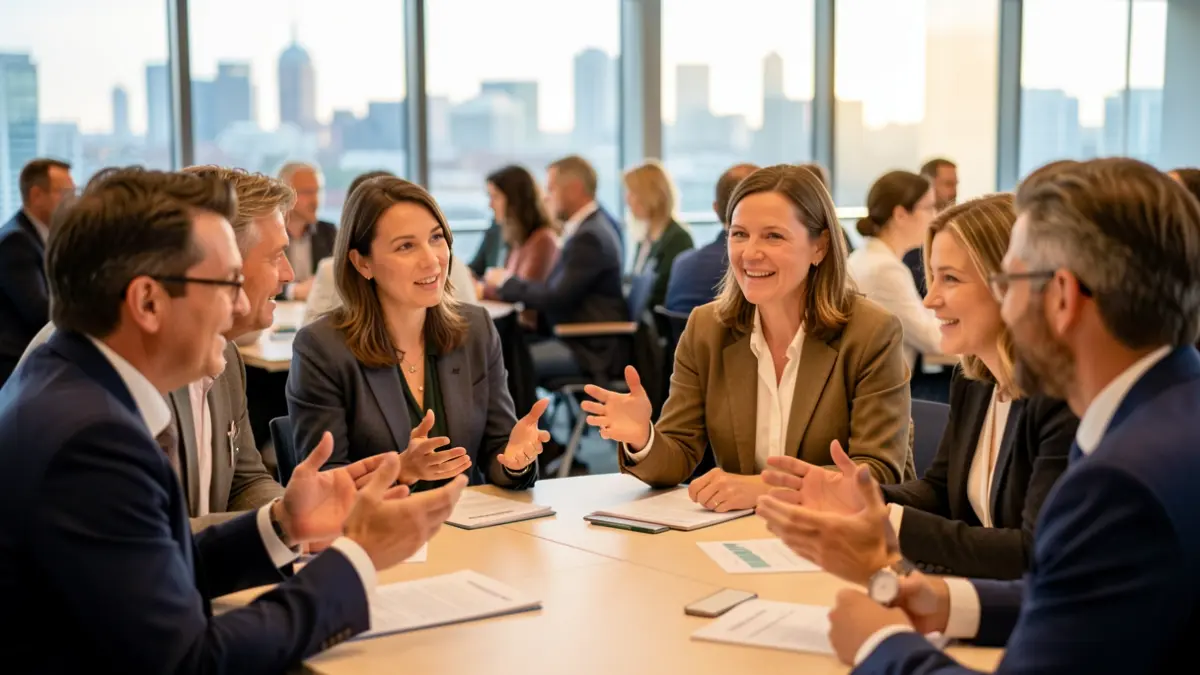 Imatge genèrica de participants en una conferència sobre mobilitat sostenible.
