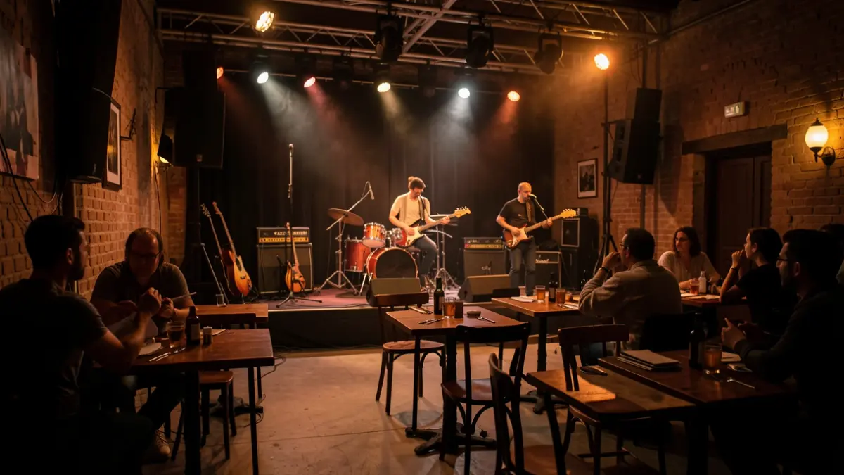 Imagen genérica de una sala de conciertos íntima en València.