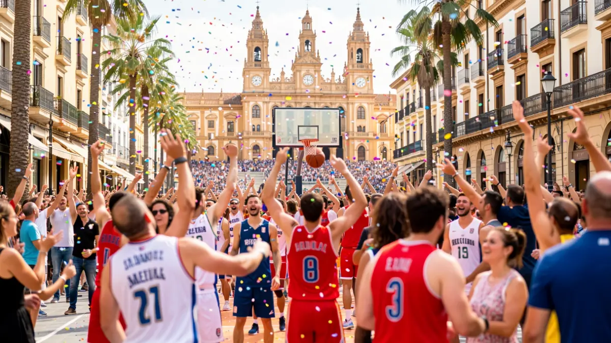 Imagen genérica de una celebración deportiva en Valencia con arquitectura mediterránea.