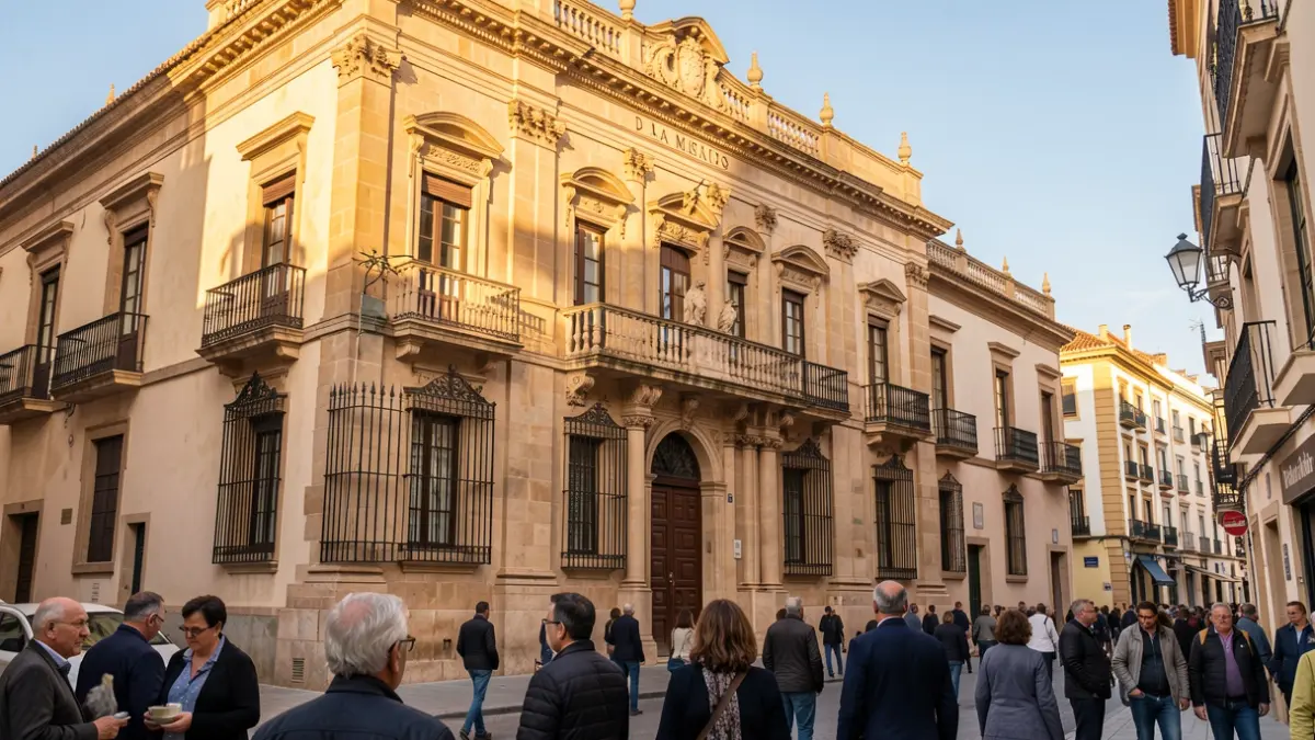 Generic image of the facade of the Casa de la Misericordia in Alicante.