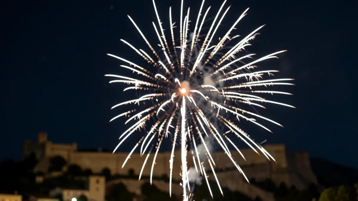 Imatge genèrica de focs artificials.