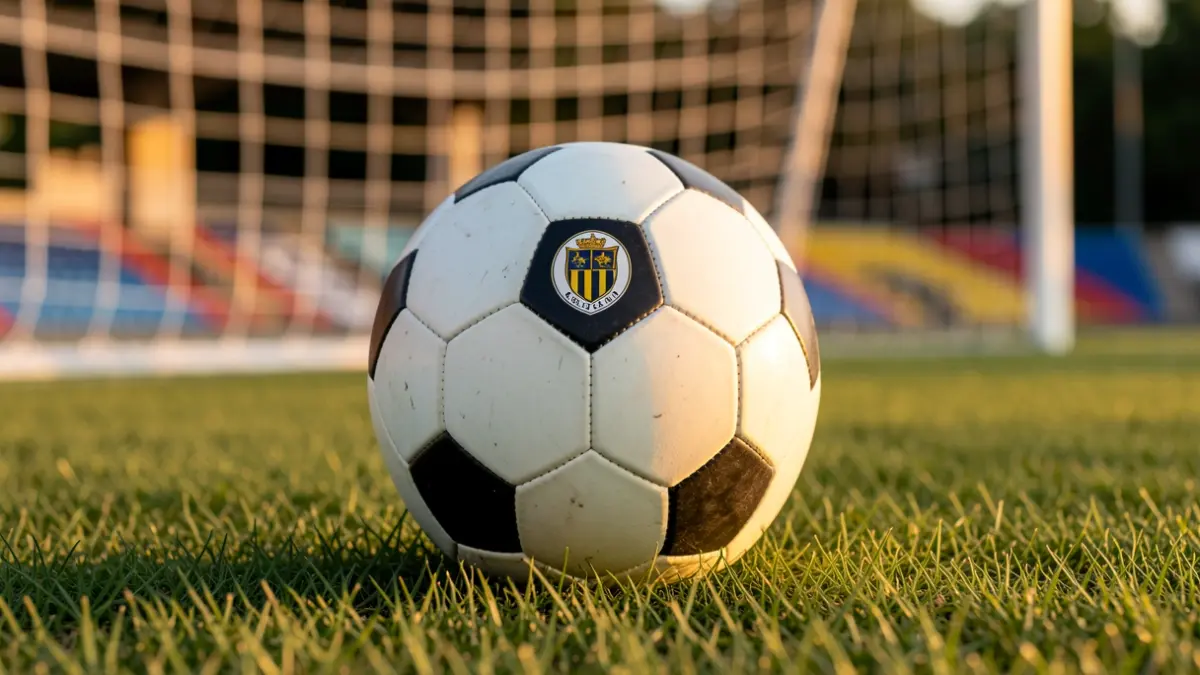 Imagen genérica de un balón de fútbol en un campo.