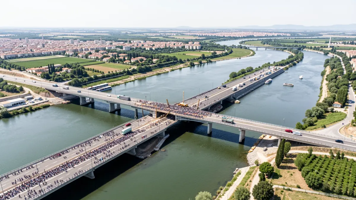 Generic image of bridge and highway construction.