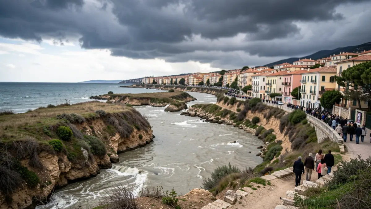 Imagen genérica de la costa mediterránea con riesgo de inundaciones.