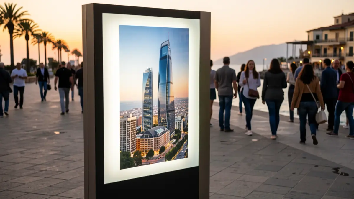 Generic image of an urban art space featuring a photograph of a skyscraper.