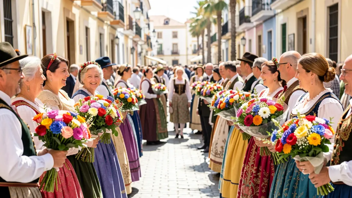 Imagen genérica de la segunda jornada de la Ofrenda de Flores de las Hogueras de Alicante.