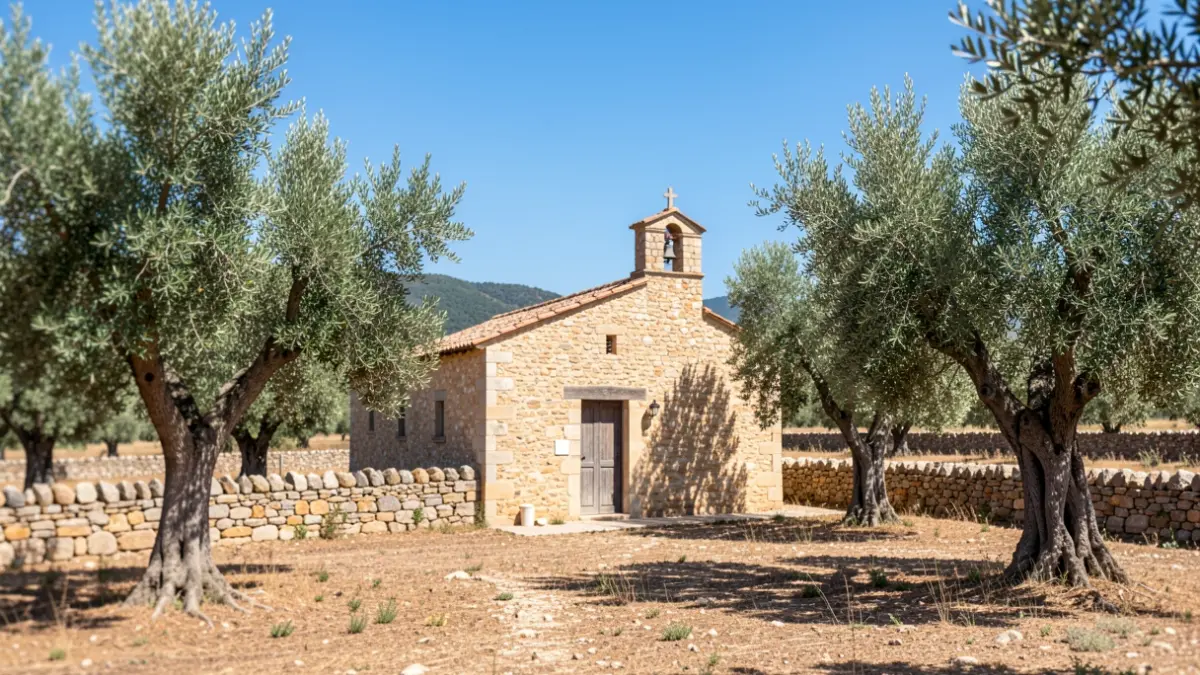 Imatge genèrica de l'ermita de Sant Pau d'Albocàsser en un dia assolellat.