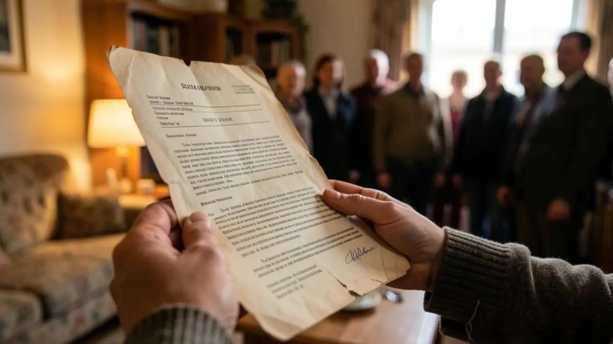 Generic image of a social report being held by a hand.