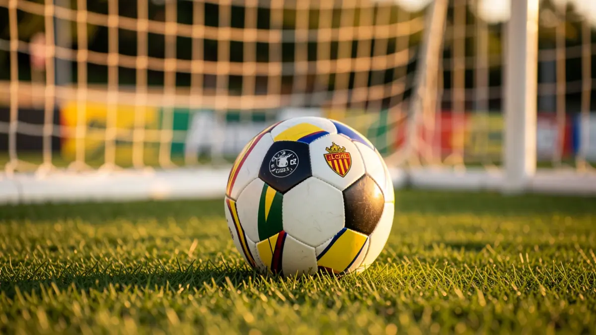 Imatge genèrica d'una pilota de futbol en un camp.