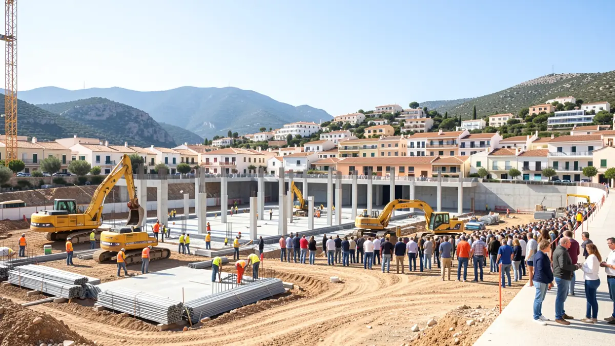 Imagen genérica de las obras de un museo en construcción.