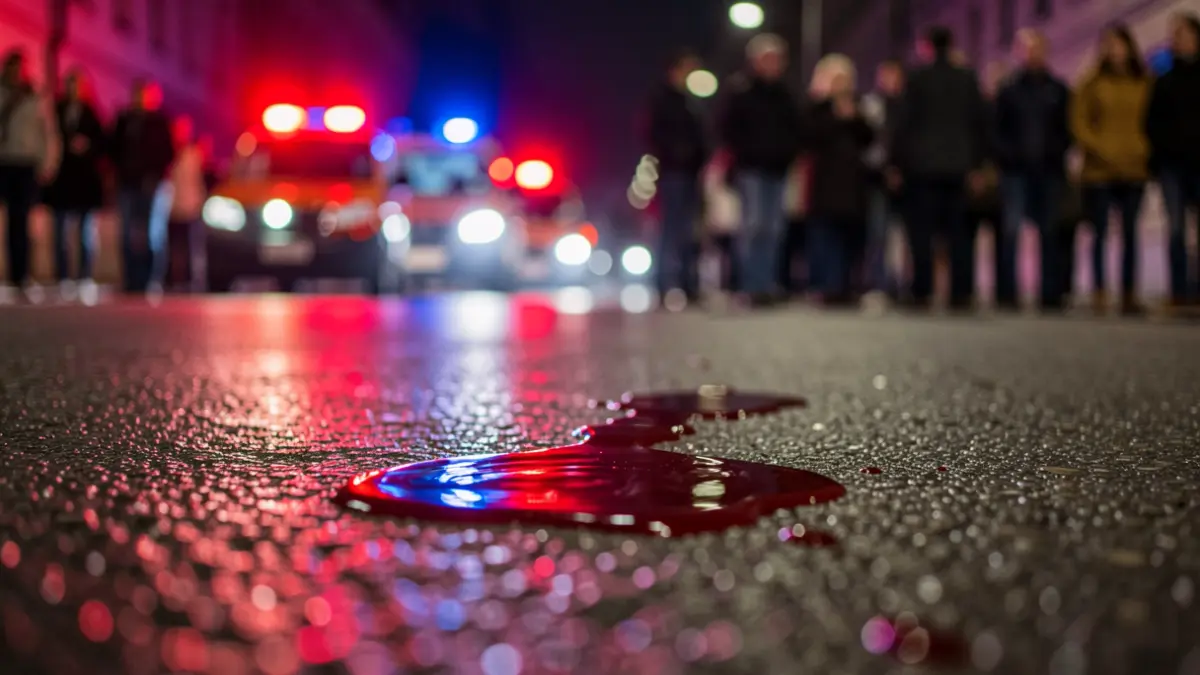 Generic image of police with emergency lights.