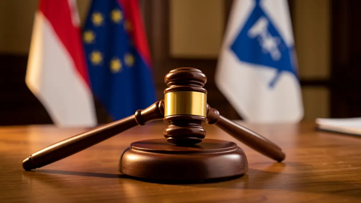 Generic image of a judge's gavel on a table, symbolizing political decisions.
