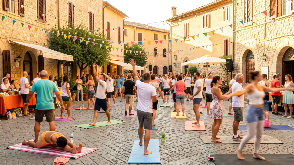 Generic image of an outdoor physical activity festival.