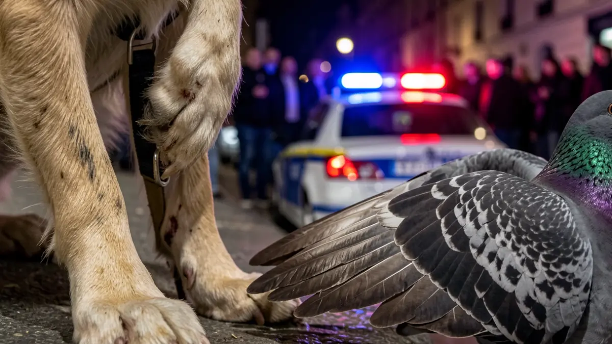 Imatge genèrica de la policia amb llums d'emergència.