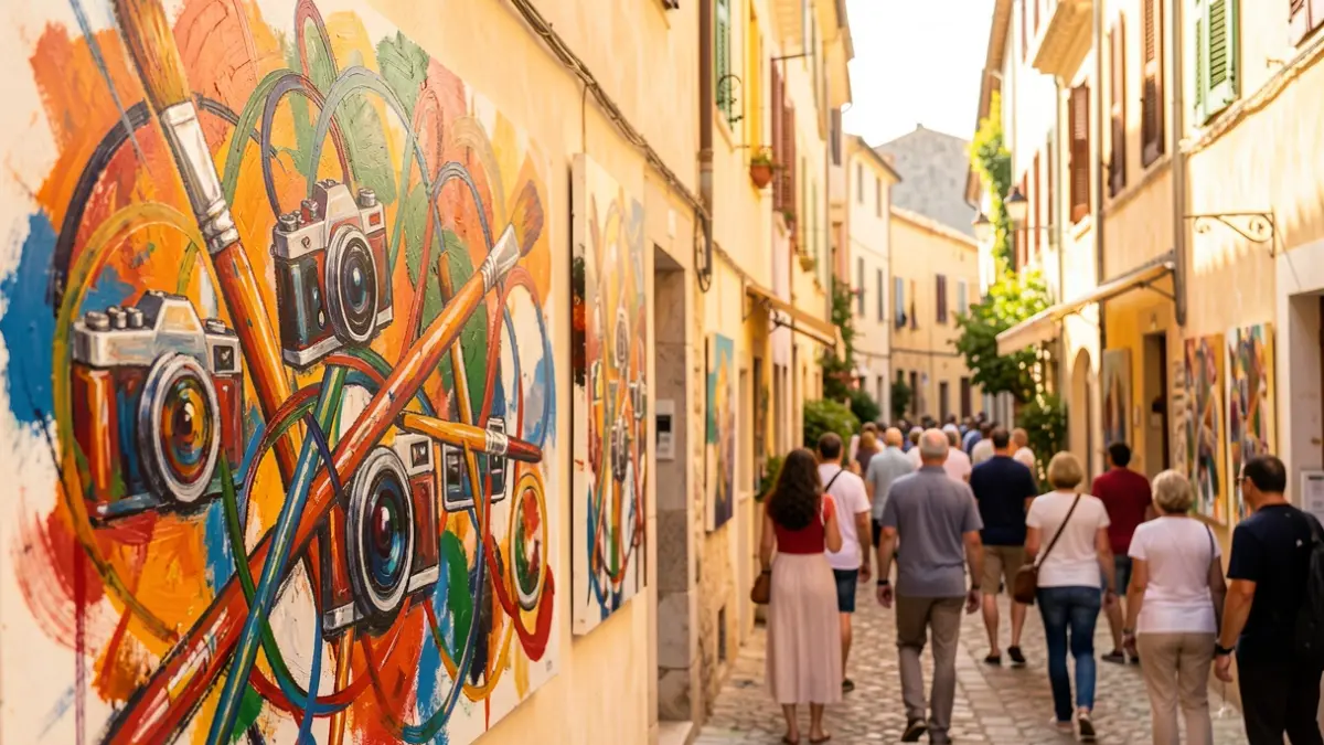 Generic image of visual arts and community in a Mediterranean neighborhood.