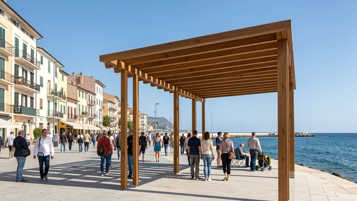 Imatge de la zona del passeig marítim on es realitzaran les obres de millora.