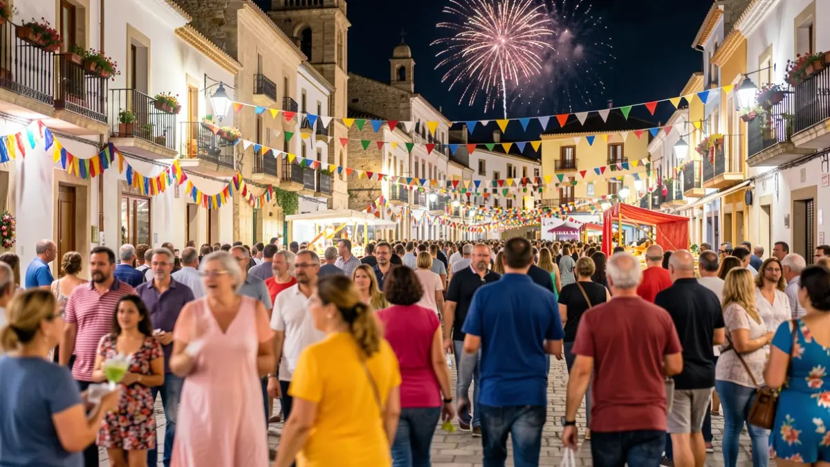 Imatge genèrica de les festes de Sant Pere al Grau de Castelló amb gent i decoracions.