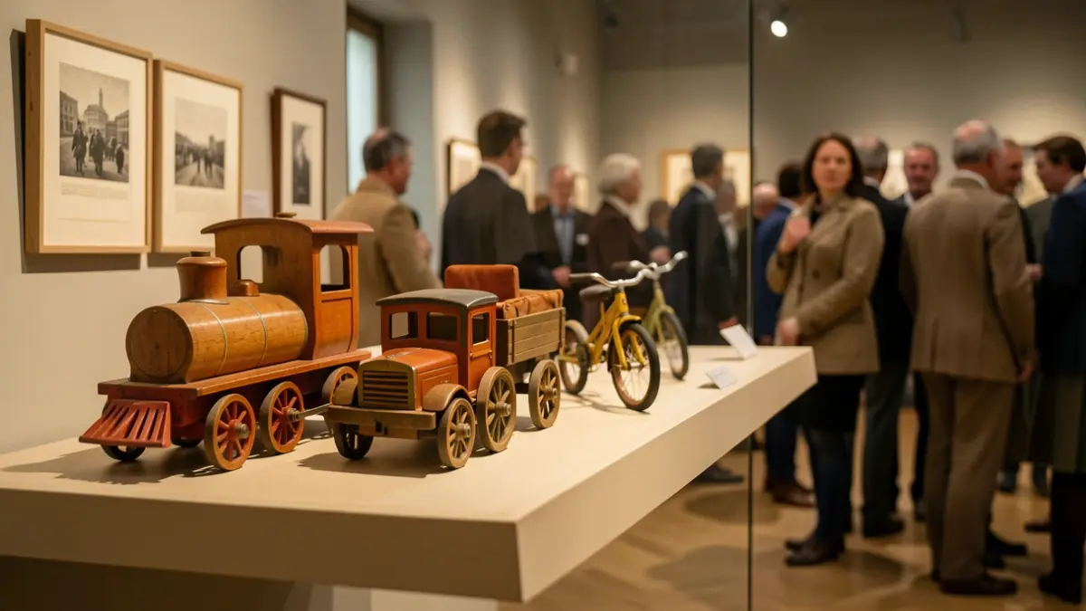 Generic image of antique wooden toys.