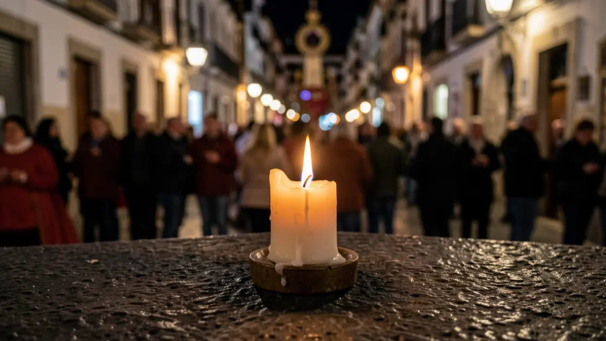 Imagen genérica de una vela de falla apagada.