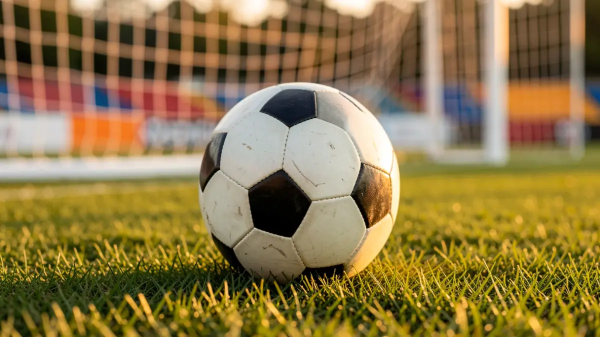 Imagen genérica de un balón de fútbol sobre césped.
