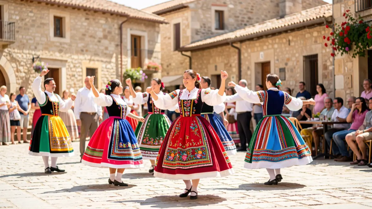 Imagen genérica de danzas tradicionales del Corpus en Ondara.