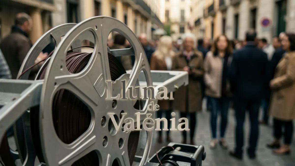 Generic image of a film reel with an award.