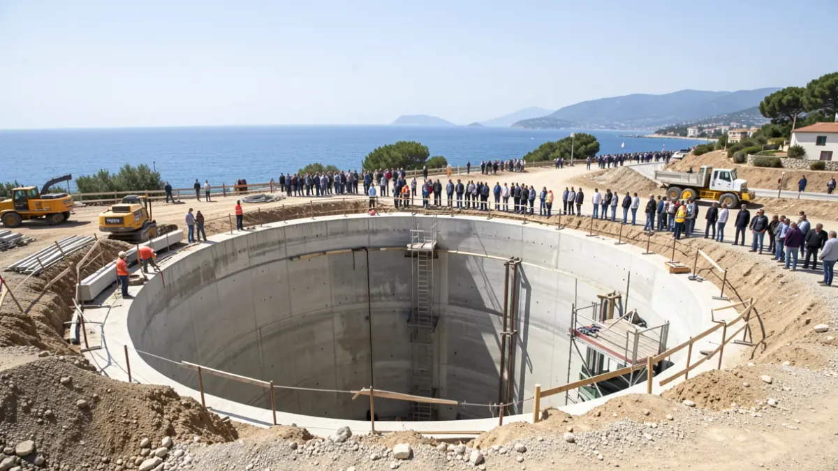 Generic image of construction for hydraulic infrastructure.