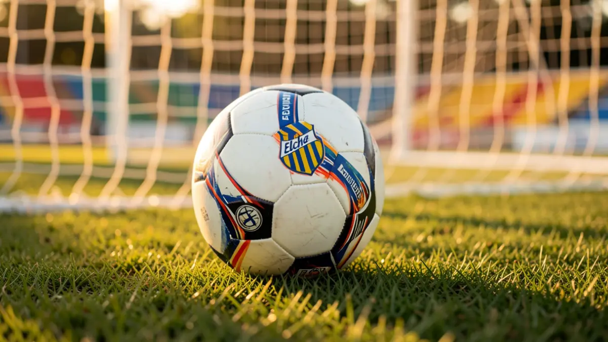 Imagen genérica de un campo de fútbol con un balón.
