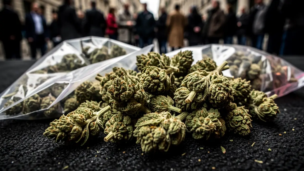 Imatge genèrica de cabdells de marihuana intervinguts.