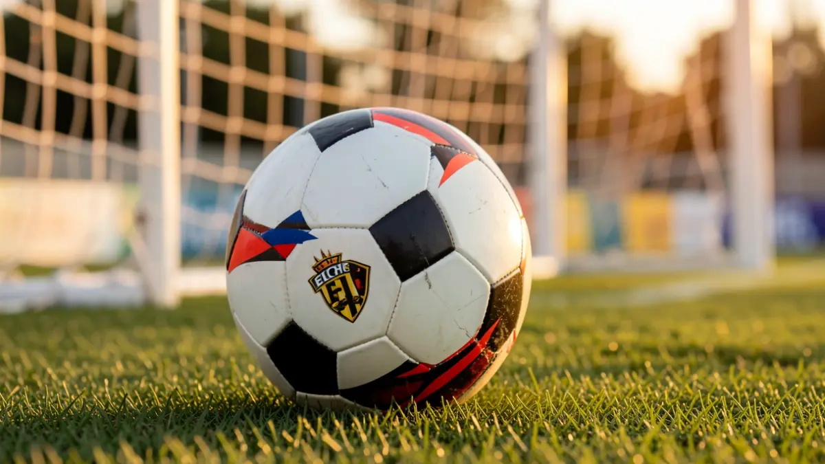 Imatge genèrica d'un camp de futbol amb una pilota.