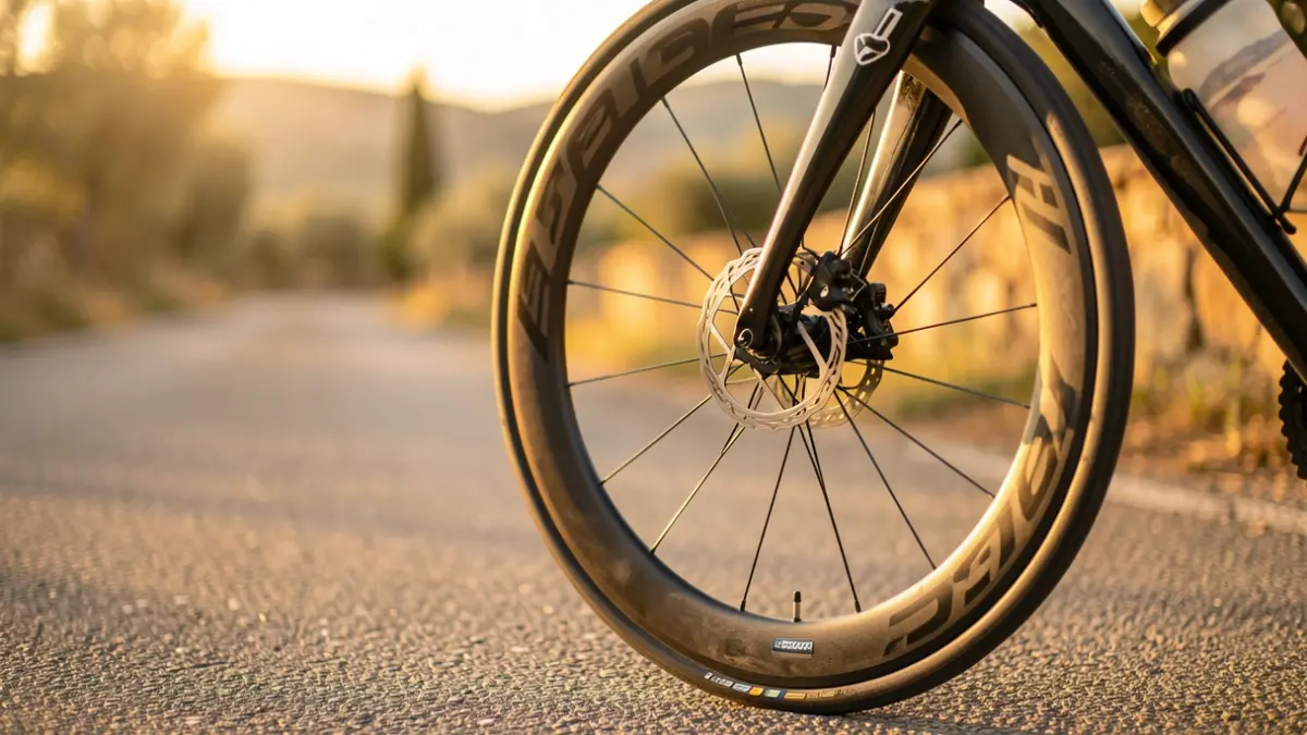 Imatge genèrica d'una bicicleta de competició en carretera.