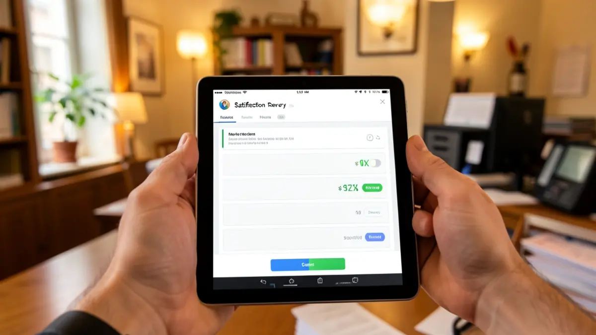 Generic image of a digital tablet showing a high score.