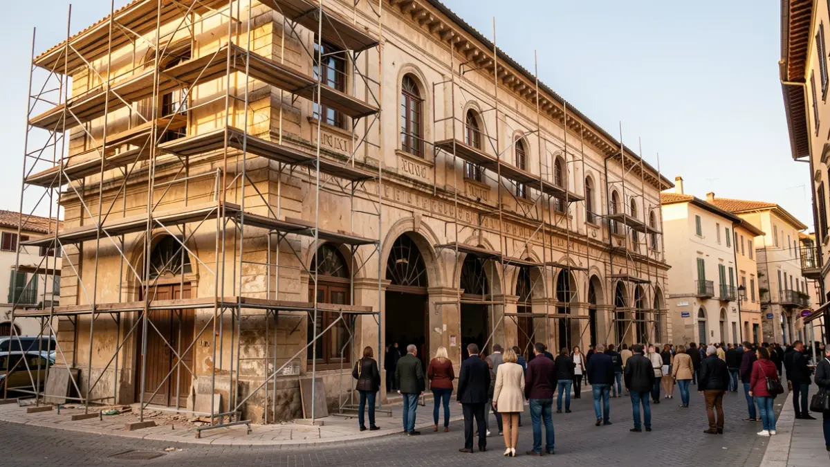 Generic image of a heritage building undergoing restoration.