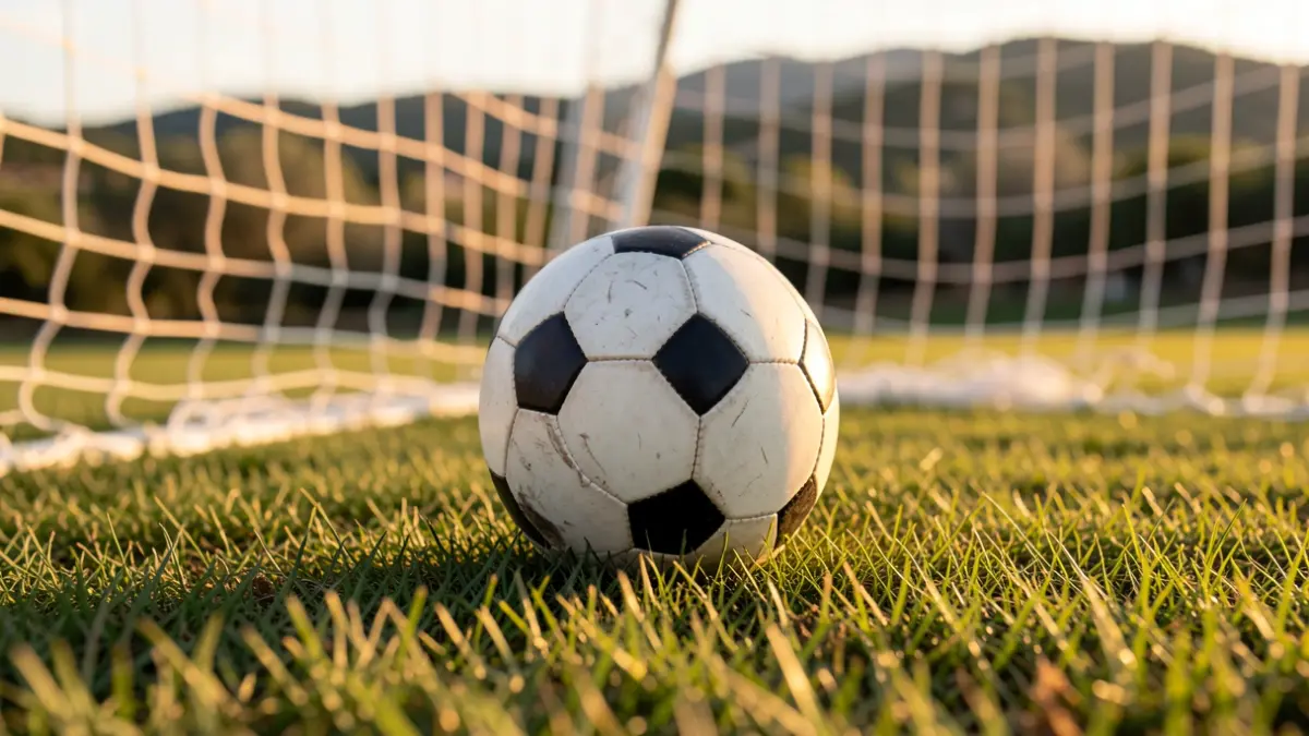 Imatge genèrica d'un camp de futbol amb una pilota.