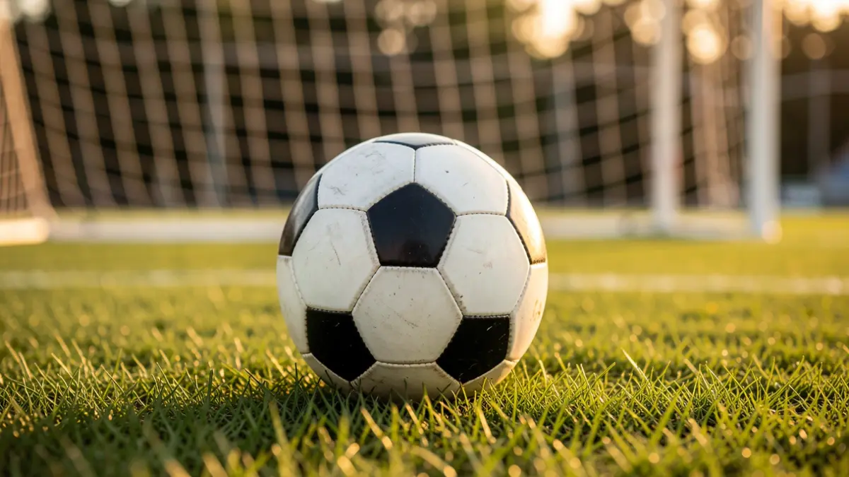 Imagen genérica de un campo de fútbol con un balón.