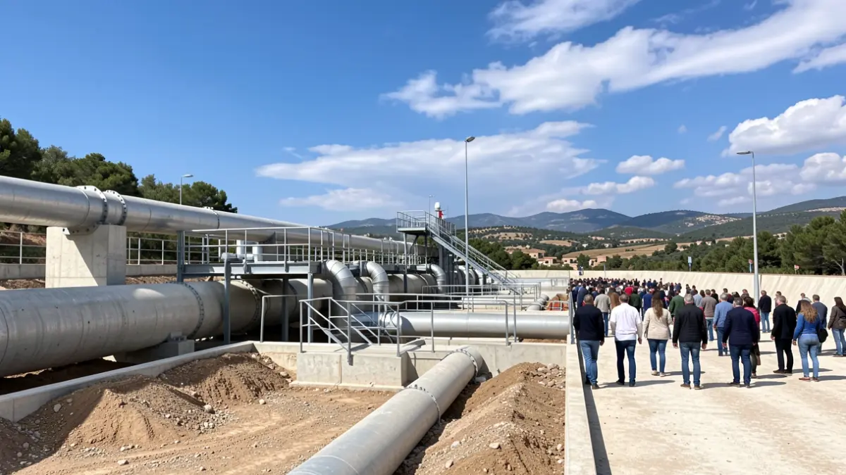 Imagen genérica de la construcción de una depuradora.