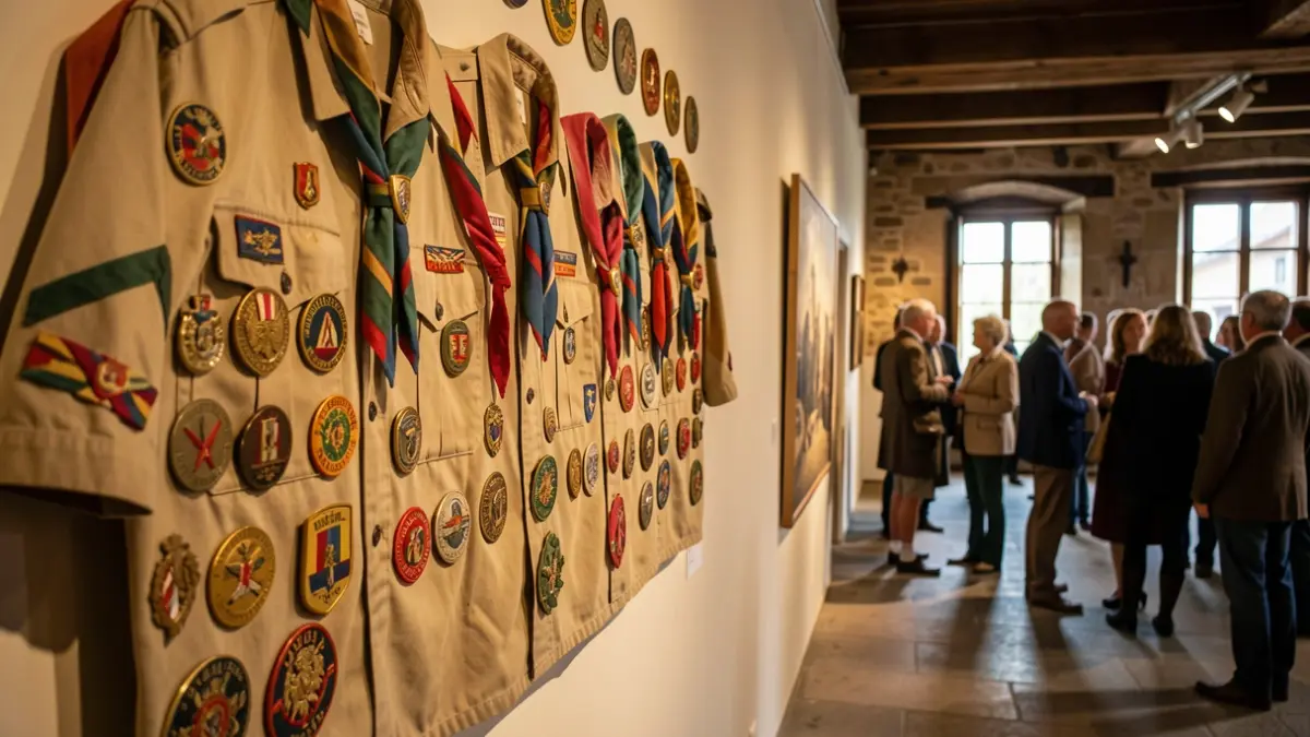 Imatge genèrica d'una exposició d'objectes escolta antics.