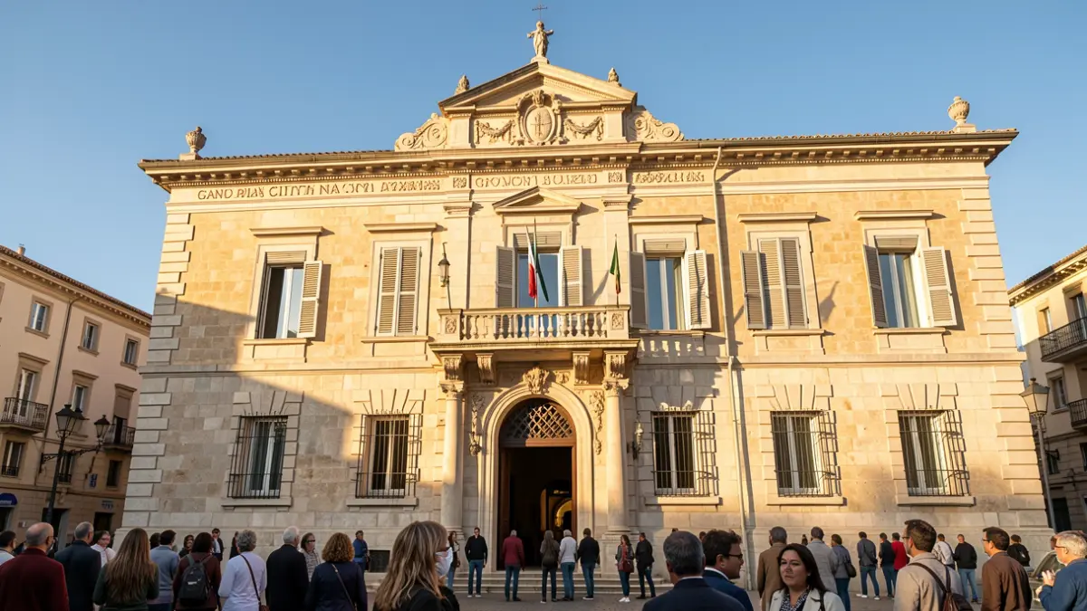 Facade of the Gandia City Hall.