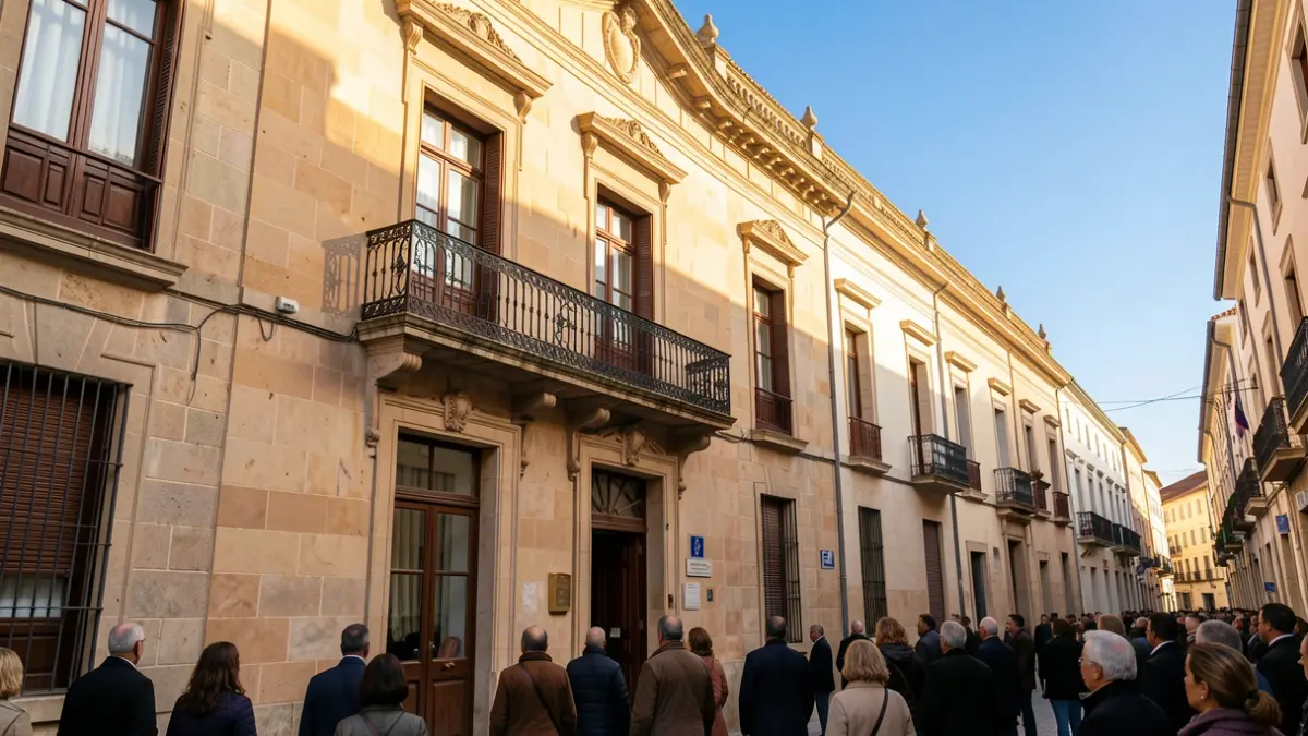 Generic image of a Valencian official building in the afternoon light.