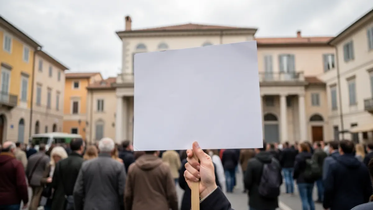 Imatge genèrica d'una protesta educativa.