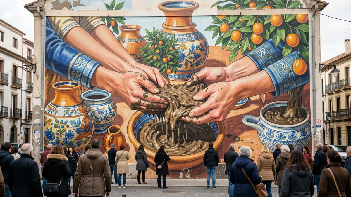 Generic image of an artistic mural representing women's strength and transformation after the DANA.