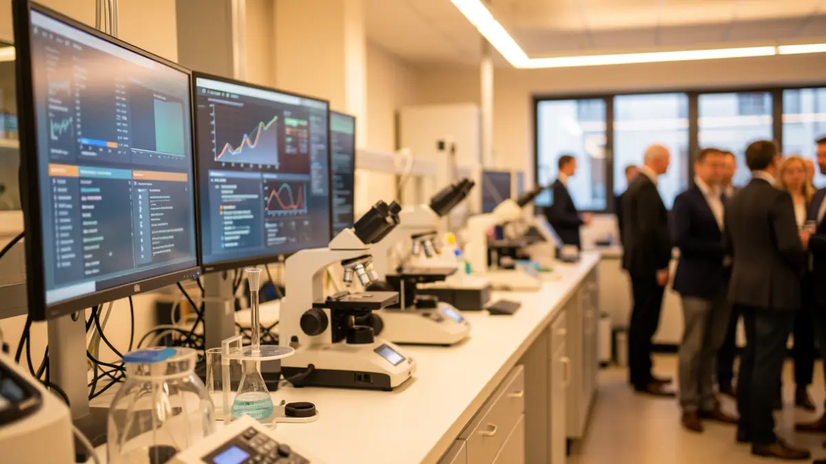 Imatge genèrica de laboratoris d'investigació tecnològica.