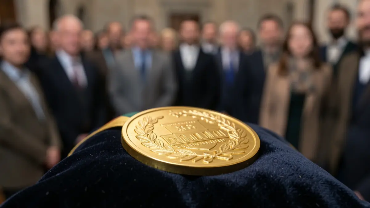 Imatge genèrica d'una medalla d'or.