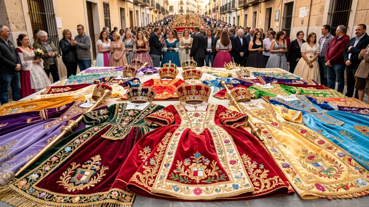 Generic image of traditional costumes for the Corpus Christi procession in Valencia.